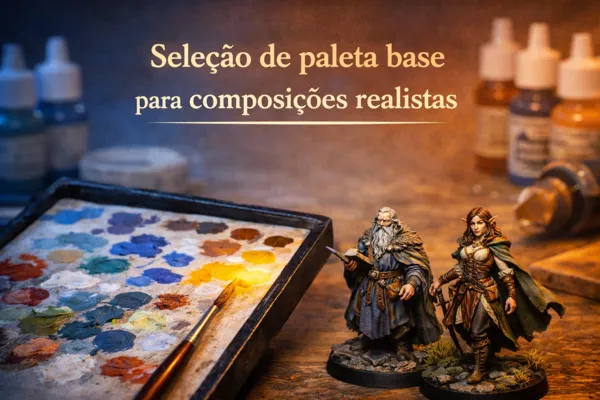 Como escolher uma paleta base para criar miniaturas com aparência mais realista