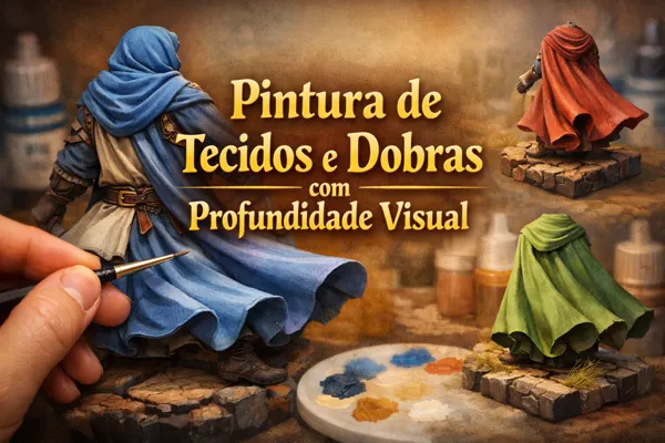 Realce de Volume em Miniaturas 28mm e 32mm com Contrastes Controlados