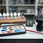 Controle de temperatura e ambiente na consistência da tinta acrílica