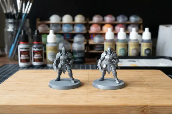 Diferença entre primers foscos, acetinados e suas aplicações em miniaturas