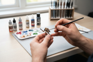 Erros invisíveis que comprometem acabamento em miniaturas iniciantes