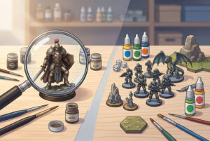 Como escolher tintas para diferentes objetivos (display vs tabletop)