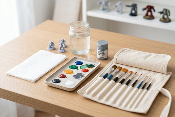 Como montar um kit essencial de pintura para iniciantes sem gastar muito